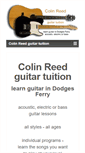 Mobile Screenshot of colinreed.com