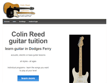 Tablet Screenshot of colinreed.com